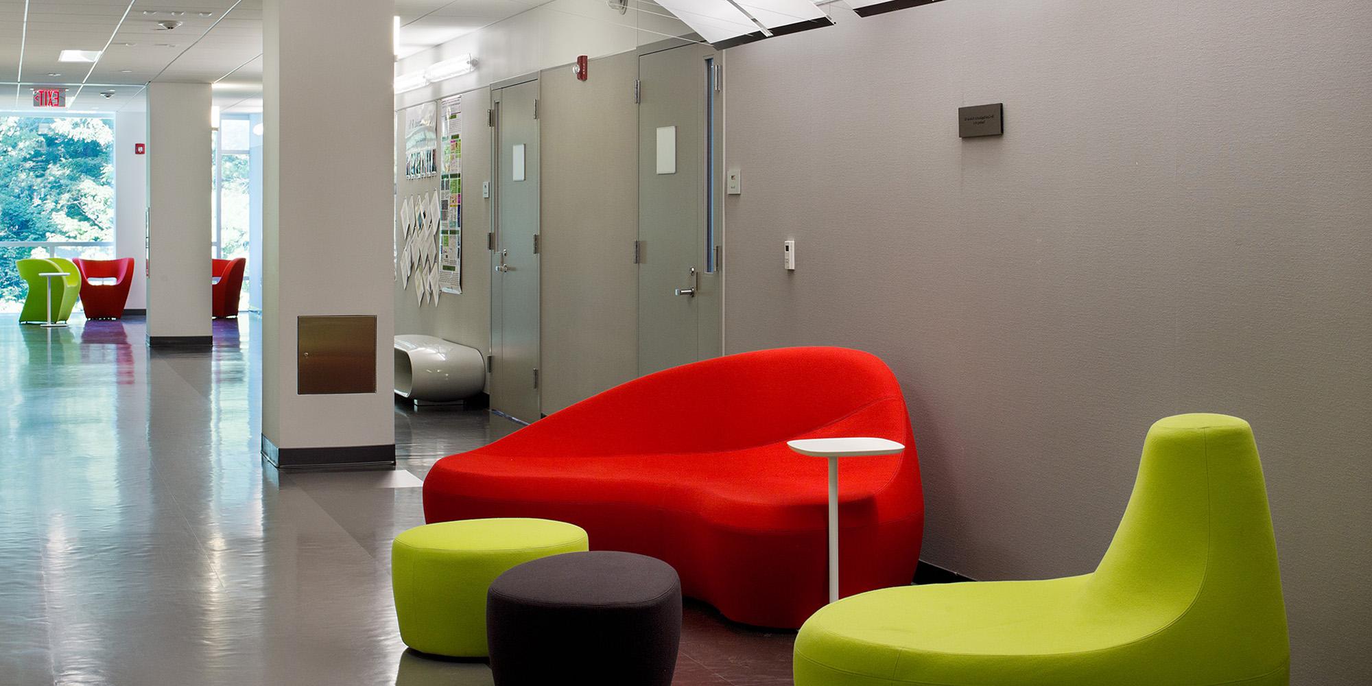 Cornell University HEB Ithaca Hallway Sitting Area